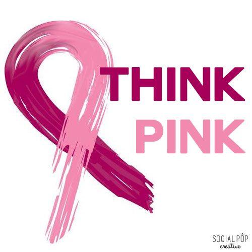 Pink October Logo - Think Pink in October!