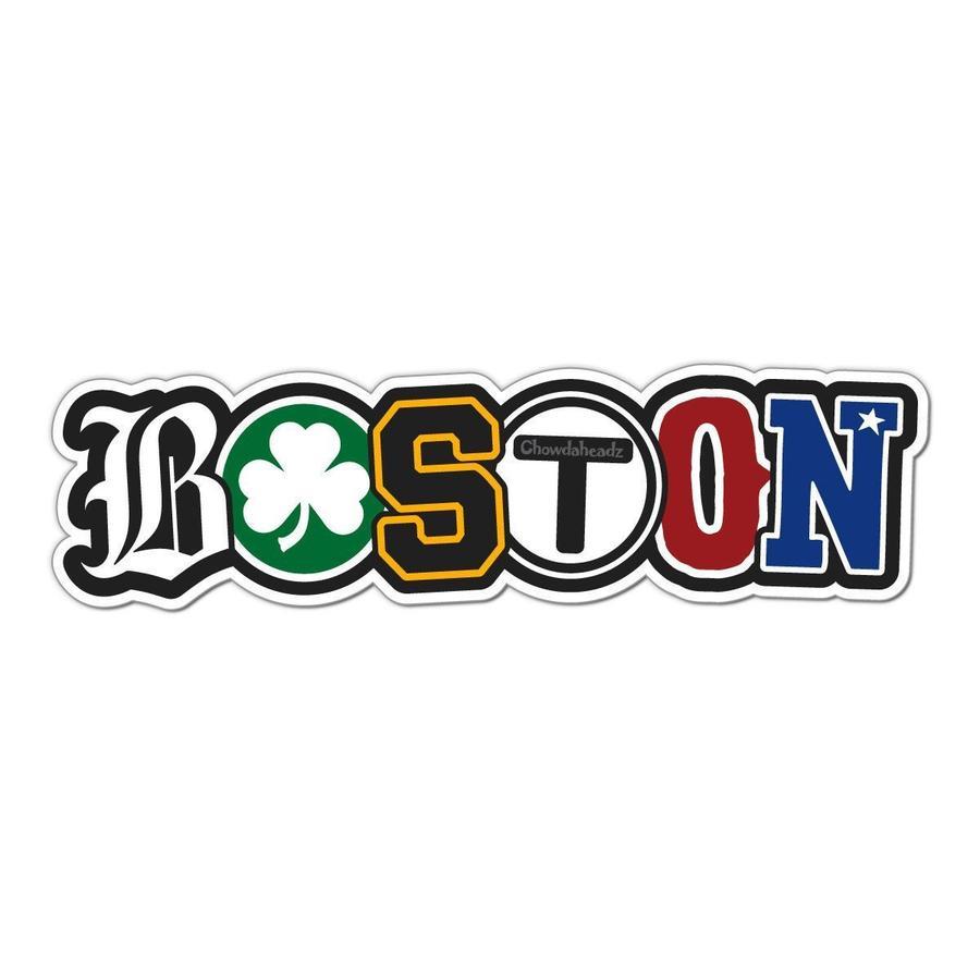 Boston Logo - Stickers: Boston & New England Sports and Lifestyle Decals