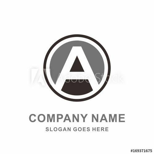 Triangle in Circle Company Logo - Monogram Letter A Geometric Triangle Circle Architecture Interior ...