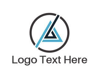 Triangle in Circle Company Logo - Pyramid Logo Maker