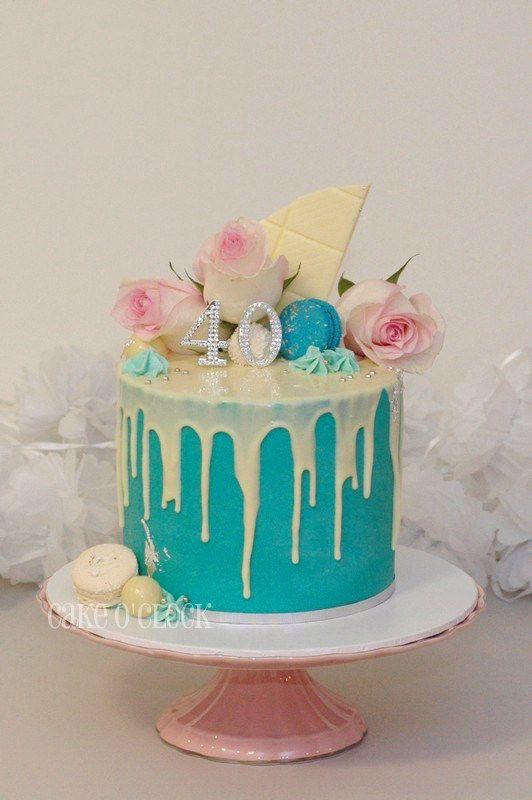 Pink and Blue Drip Logo - Blue drip cake | Pamela Jones | Flickr