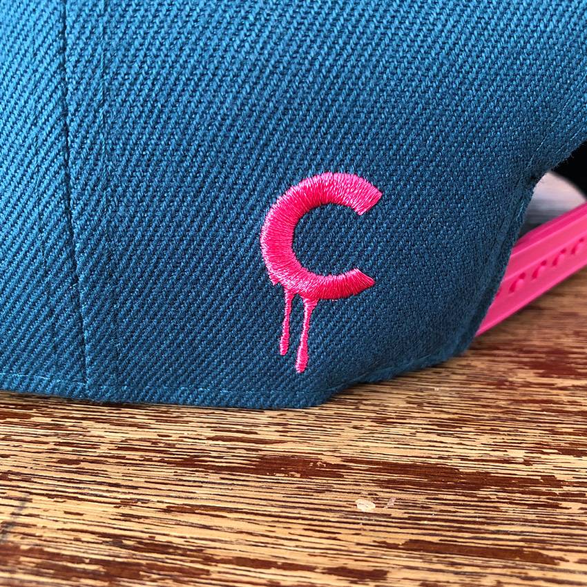 Pink and Blue Drip Logo - C-drip Snapback (Pink & Blue) by Creamlab - Creamlab