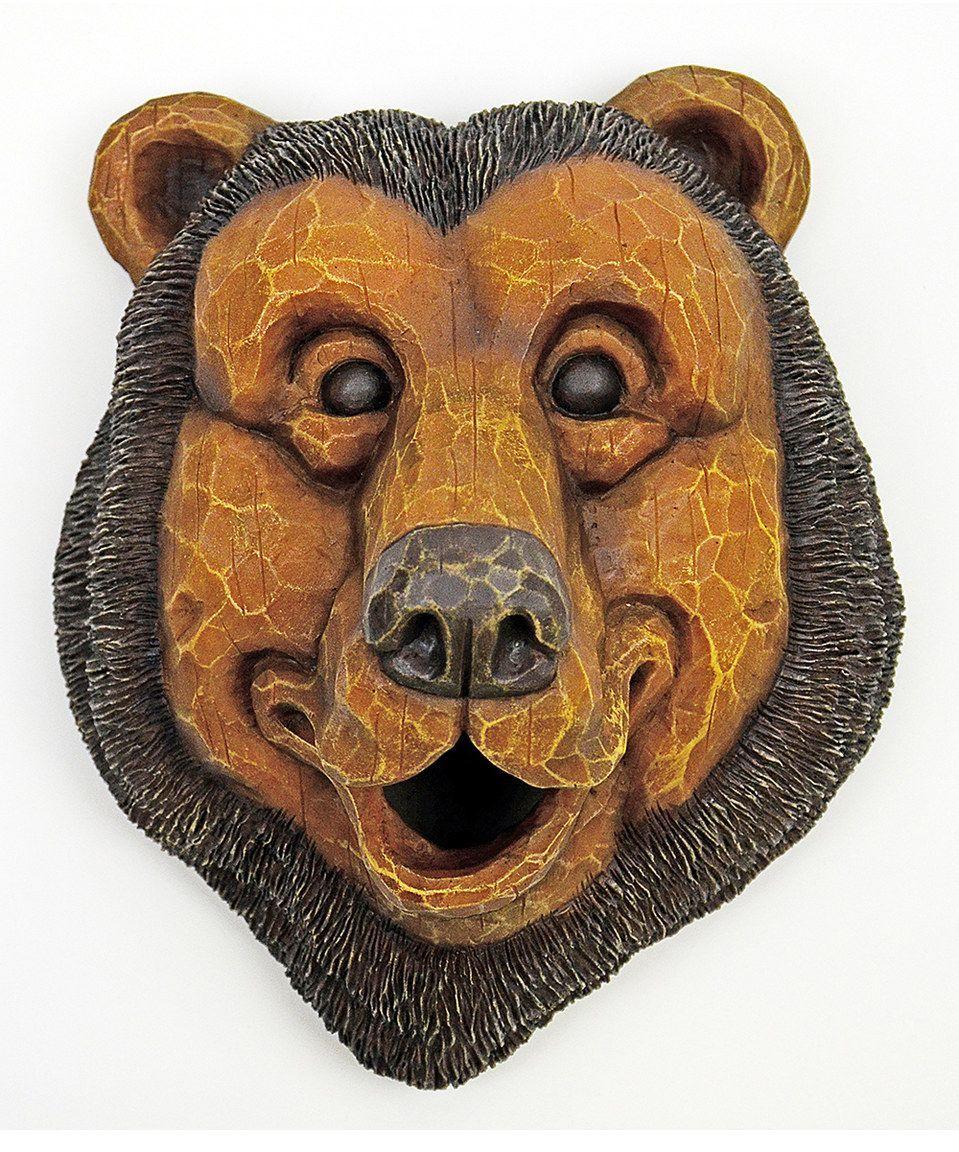 Red and Black Bear Face Logo - Take a look at this Black Bear Face Birdhouse today! | Animal pics ...