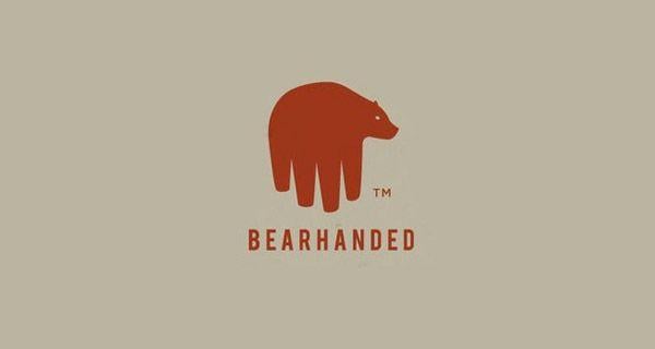 Red and Black Bear Face Logo - 50 Incredibly Creative Logos With Hidden Meanings