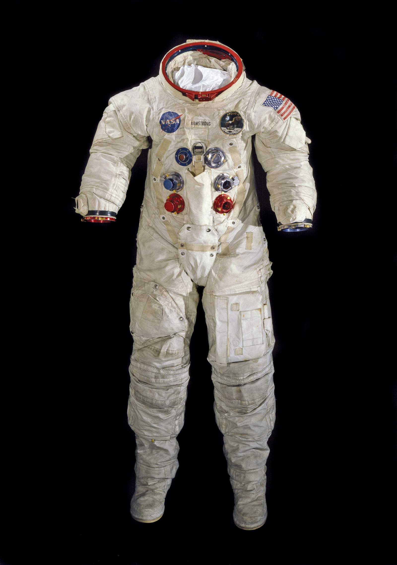 NASA Flight Suit Logo - Pressure Suit, A7-L, Armstrong, Apollo 11, Flown | National Air and ...