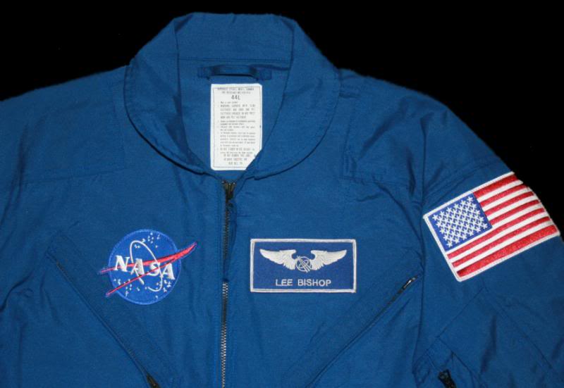 NASA Flight Suit Logo - Shuttle Flight Jackets at KSC