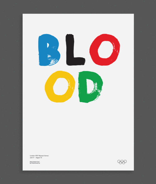 Five Letter Logo - The five letter words : BLOOD, TEARS, SWEAT. | Graphic Design ...