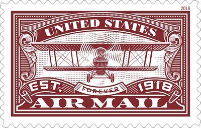 Air Mail Logo - USPS issues second air mail Forever stamp