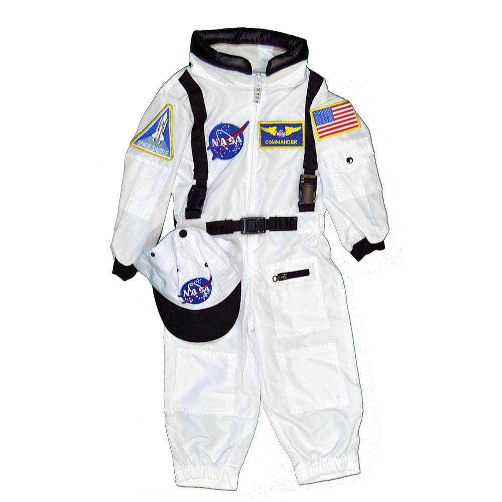 NASA Flight Suit Logo - White Astronaut Flight Suit