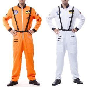 NASA Flight Suit Logo - Fashion Astronaut Costume Adult NASA Space Flight Suit Halloween | eBay