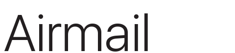 Air Mail Logo - Airmail Fast Mail Client for Mac and iPhone