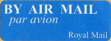 Air Mail Logo - File:UK airmail label.jpg - Wikimedia Commons