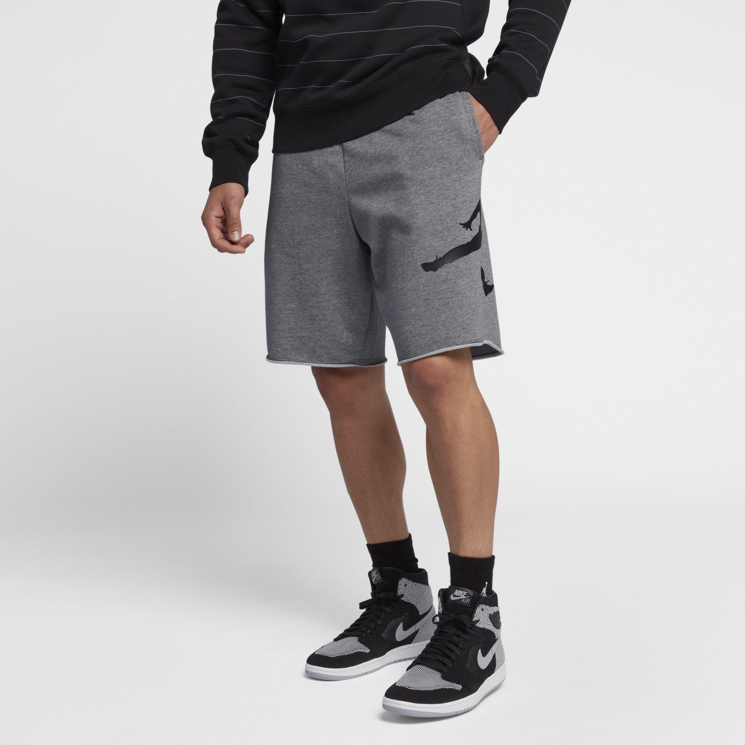 Camo Jordan Jumpman Logo - Nike Jordan Jumpman Logo Fleece Shorts in Gray for Men - Save ...