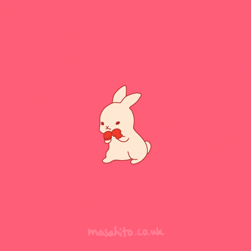 Rabbit Boxing Logo - boxing bunny by Masahito | Funny | Illustration, Bunny, Kawaii