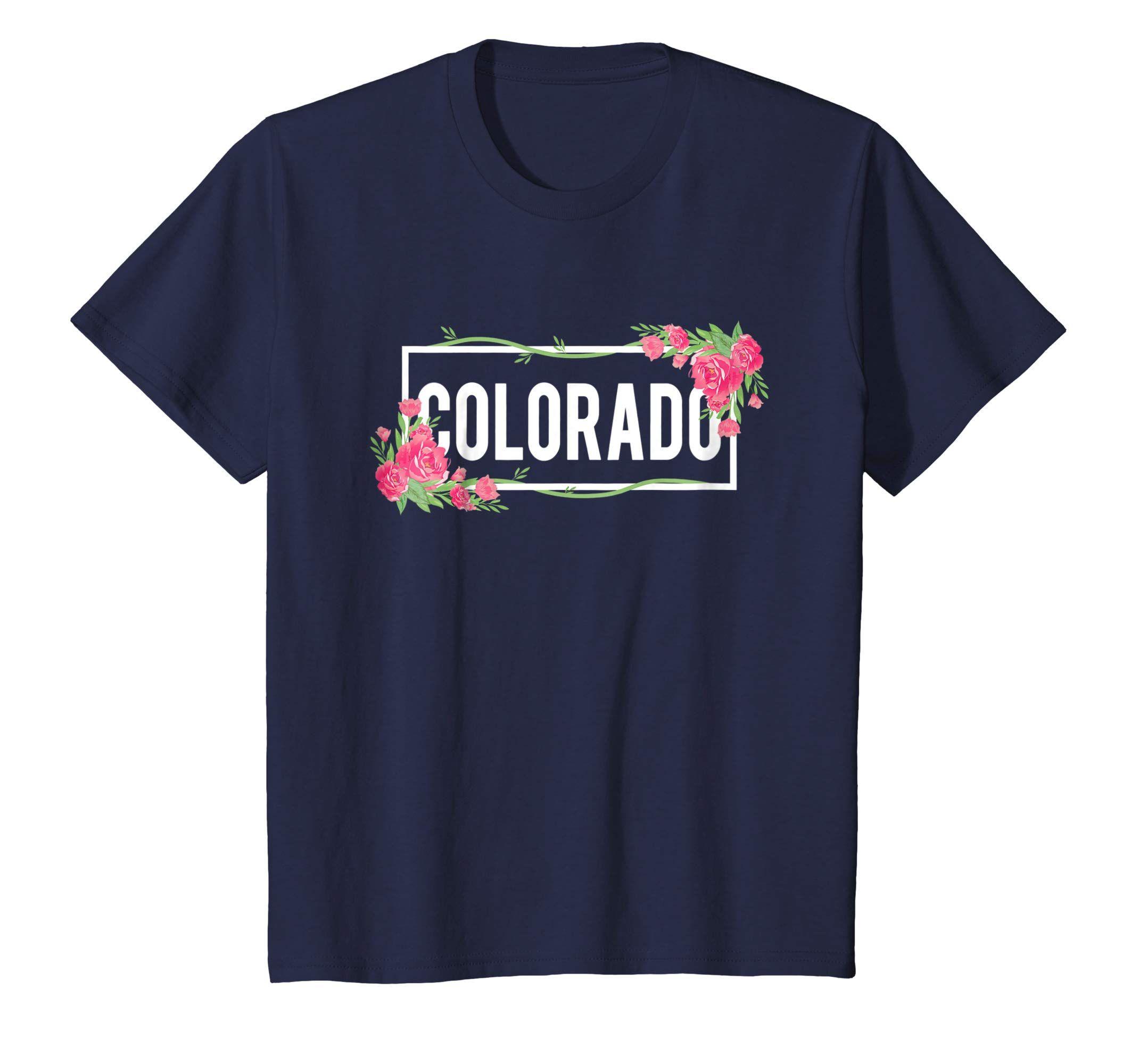 Colorado Flower Logo - Colorado T Shirt Floral Hibiscus Flower: Clothing