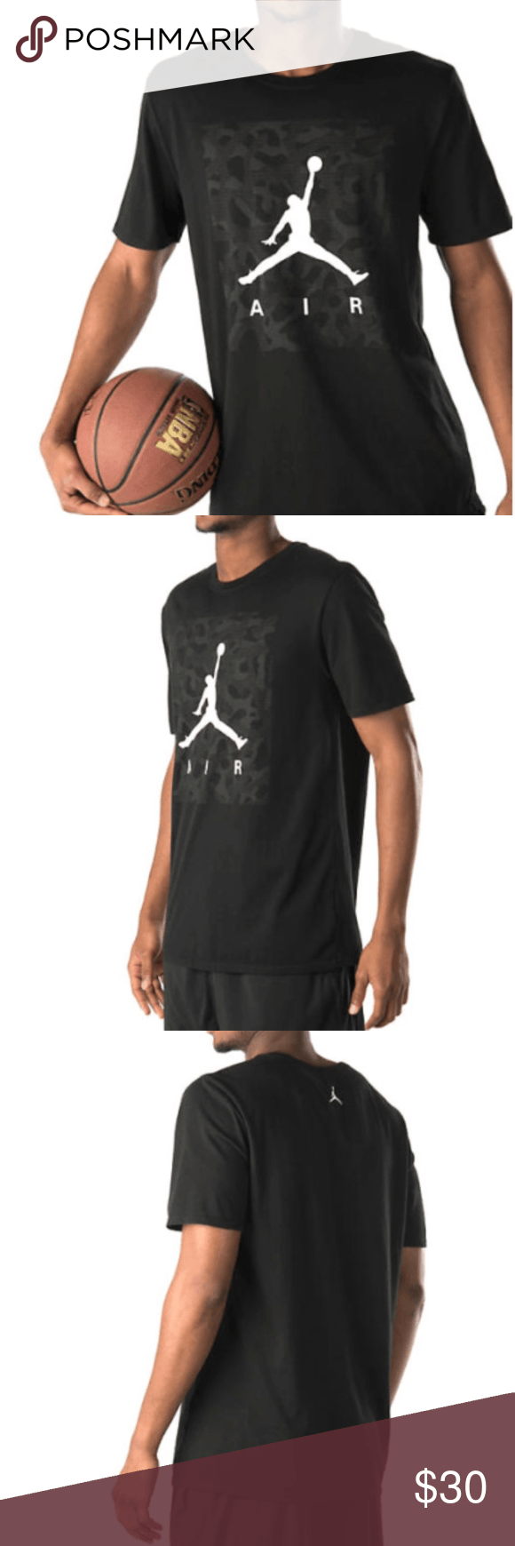Camo Jordan Jumpman Logo - Air Jordan Camo Men's Dri-FIT Basketball Shirt NWT | My Posh Closet ...