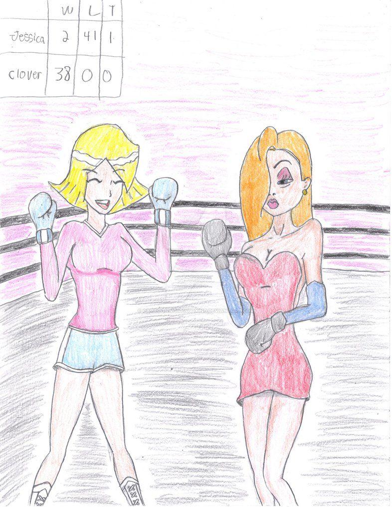 Rabbit Boxing Logo - Clover vs Jessica Rabbit Boxing (part 1)! by CartoonWomenBoxing on ...