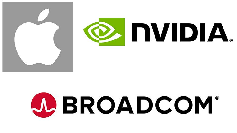 Broadcomm Logo - Apple, Broadcom, Nvidia Among RBC's Top Stock Picks For 2017 | Stock ...