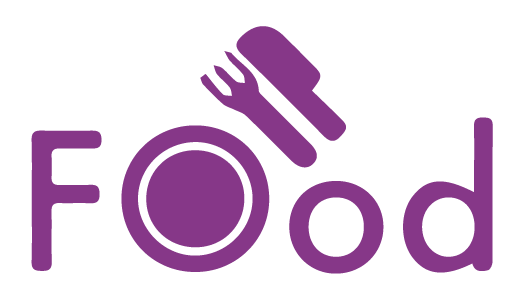 Purple Food Logo - FOOD