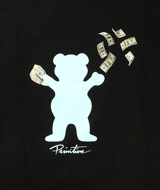 Primitive Diamond Logo - Primitive x Grizzly x Diamond Supply Co Bands Bear T-Shirt | Zumiez