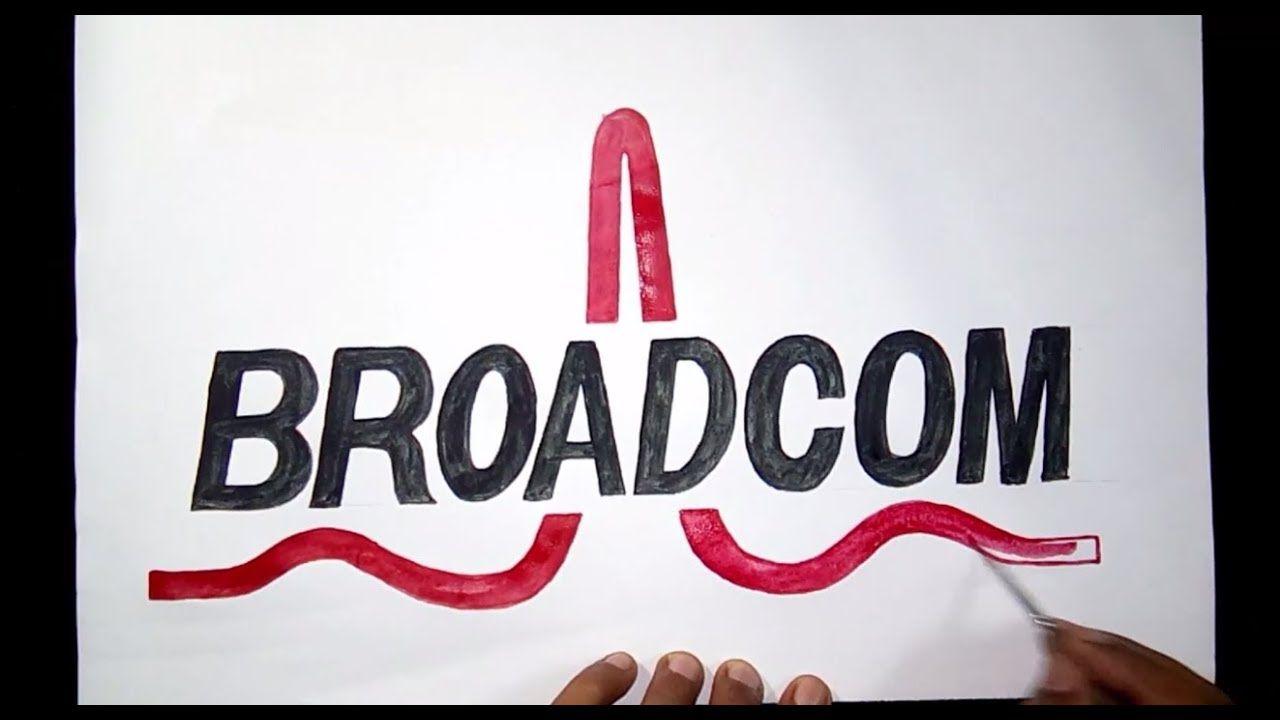 Broadcom Logo - How to draw the Broadcom logo - YouTube