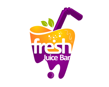 Purple Food Logo - Logo design entry number 41 by masjacky | Fresh Juice Bar logo ...