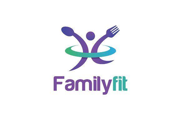 Purple Food Logo - Health Food Logo Logo Templates Creative Market