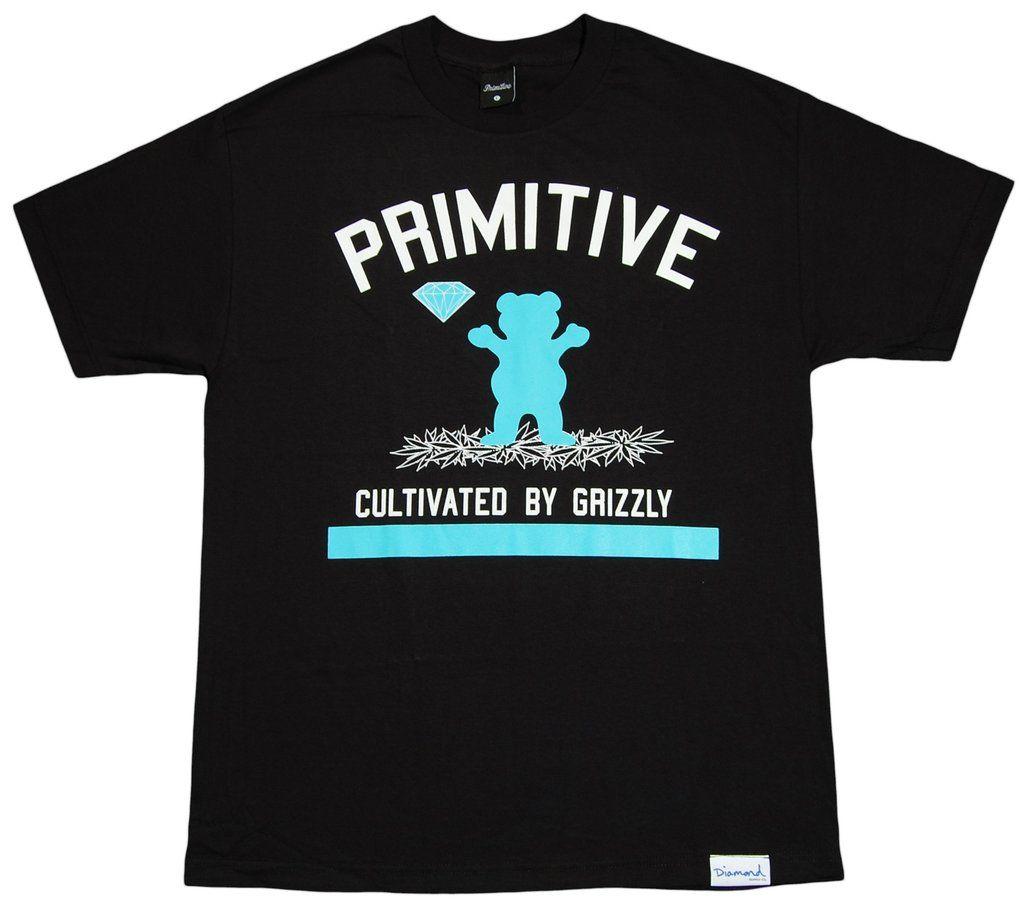Primitive Grizzly Logo - Primitive x Grizzly x Diamond Supply Co. - Cultivated By Grizzly