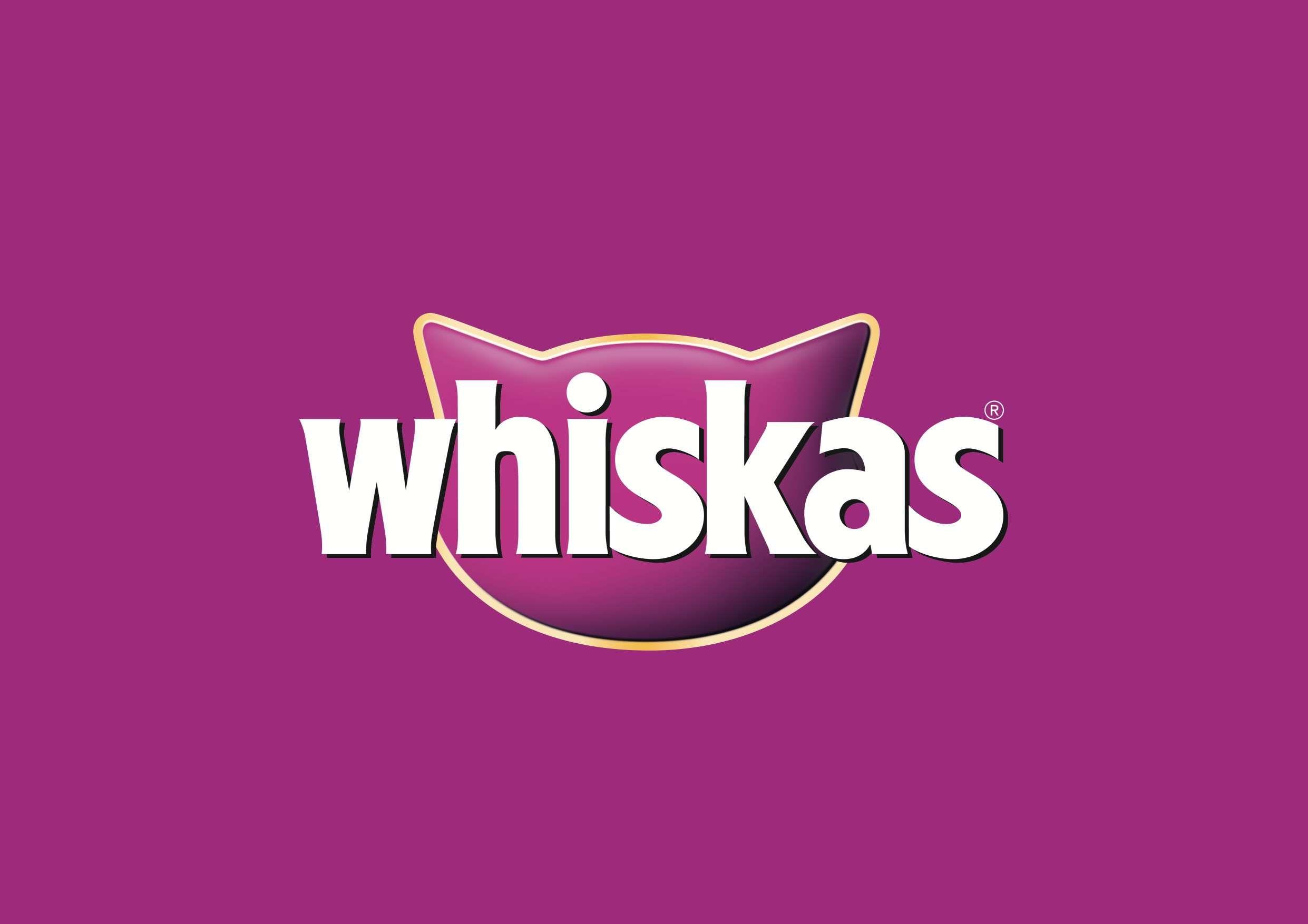 Purple Food Logo - Whiskas | Enterprise Tony | Logos, Logo food, Logo branding