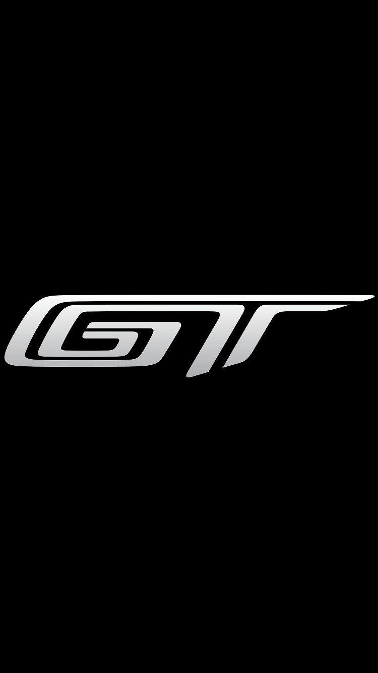 GT Car Logo - Universal Phone Wallpaper/ Background Ford GT Super Car logo