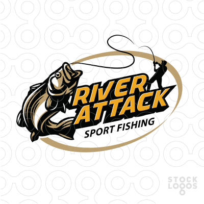 Sport Fishing Logo - Sport fishing logo by makou , river fishing | Logo 商標 | Pinterest ...