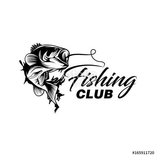 Fising Logo - Fishing Logo design illustration silhouette