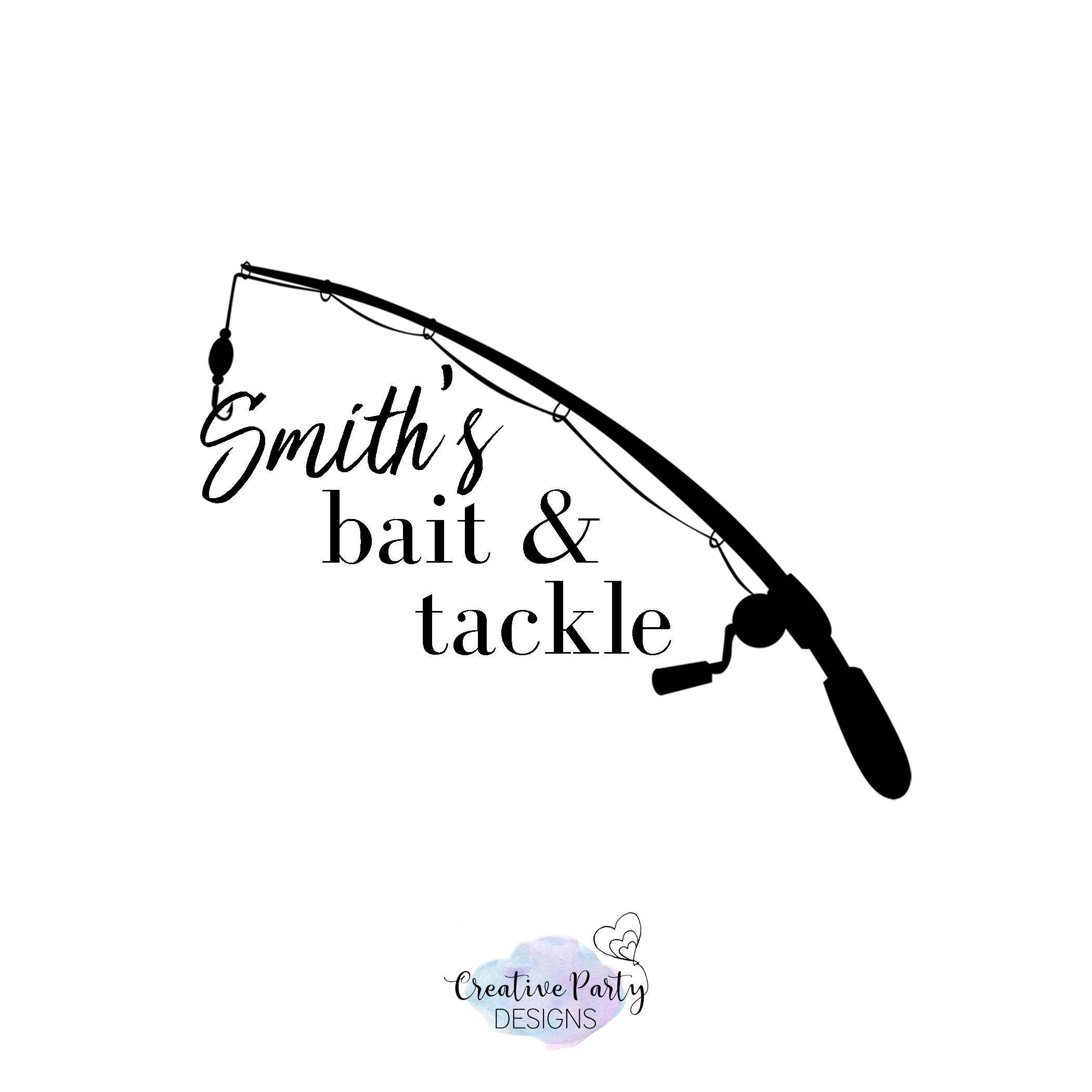 Fishing Logo - Fish Logos - Fishing Logo - Bait and Tackle Shop Logo - Masculine ...