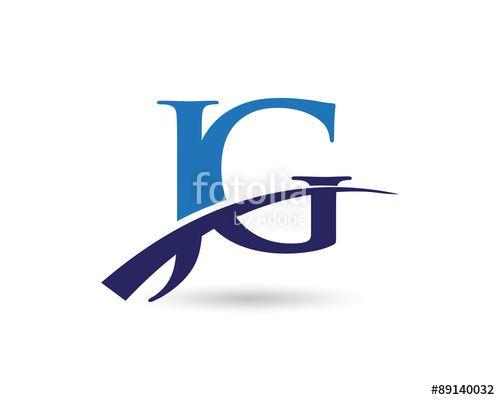 J G Logo - JG Logo Letter Swoosh