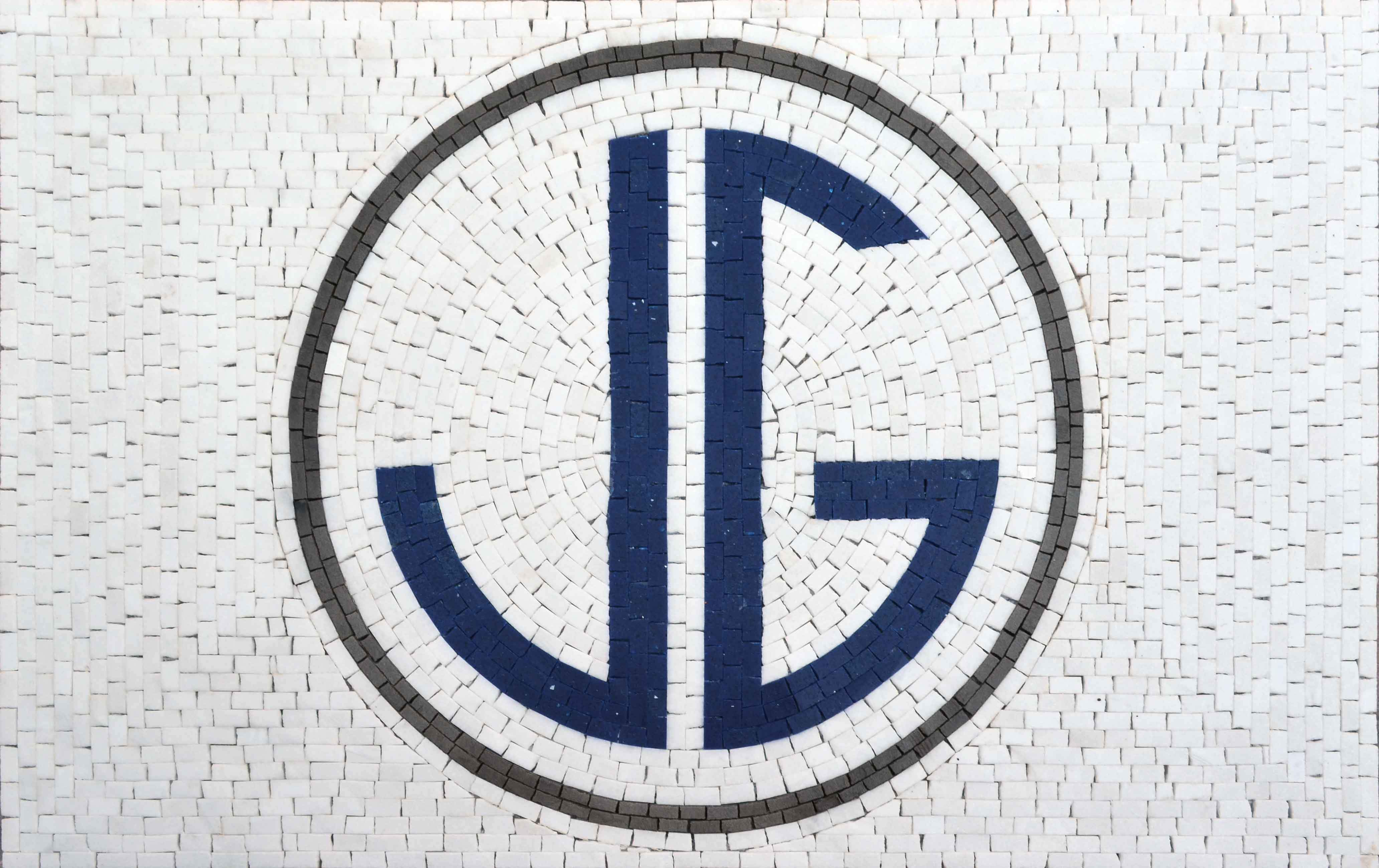 J G Logo - Mosaic Logo JG Company. Signs Logos