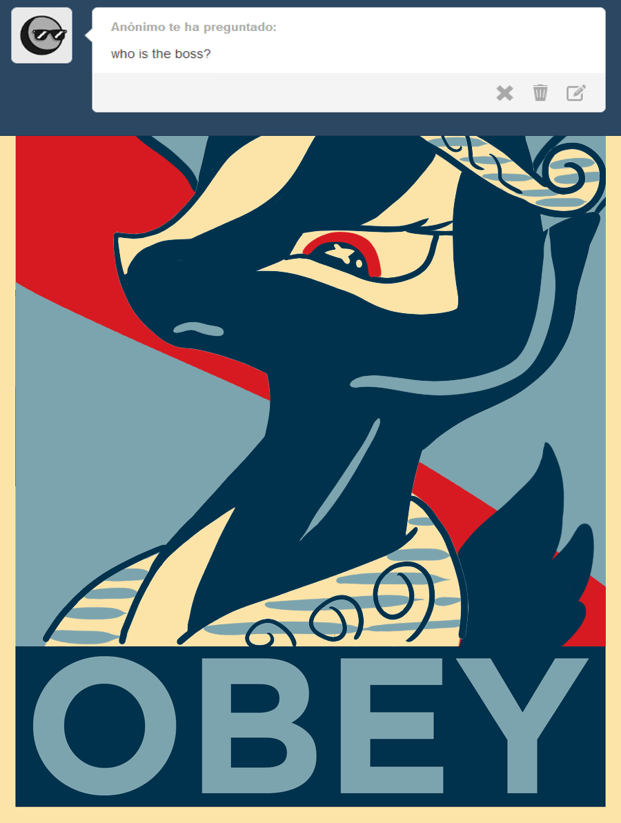 Pokemon Obey Logo - alicorn, artist:fuutachimaru, ask, female, hope poster