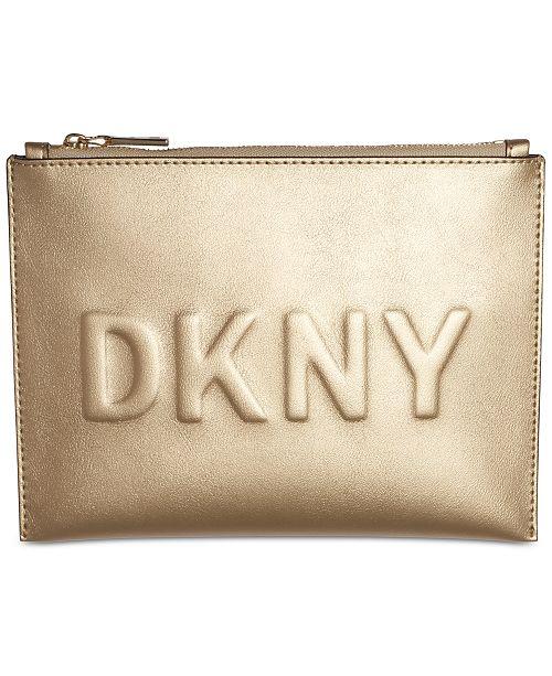 Macy's Star Logo - DKNY Mott Debossed Logo Pouch, Created for Macy's - Handbags ...