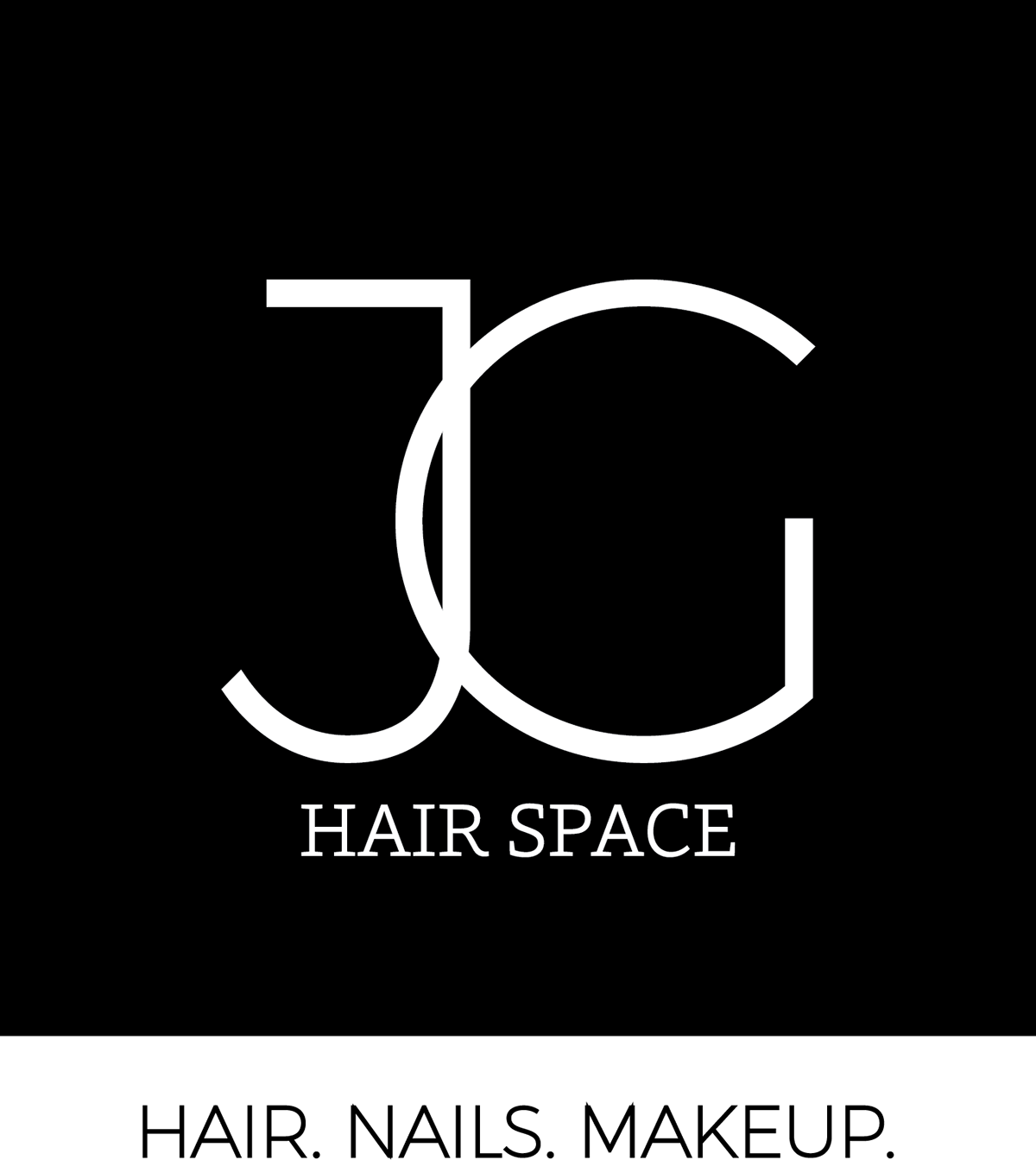 J G Logo - JG Hair Space Logo and Business Cards