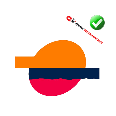 In Red Oval Logo - Red blue and orange Logos