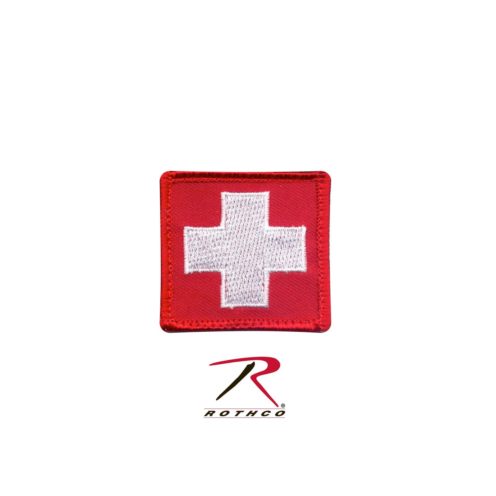 Square Watches with Company Logo - Red square white cross Logos
