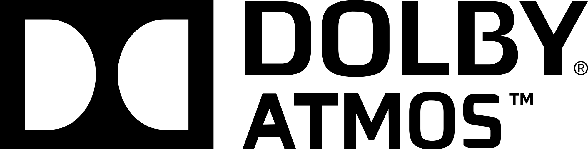 dolby digital white letters transparent logo