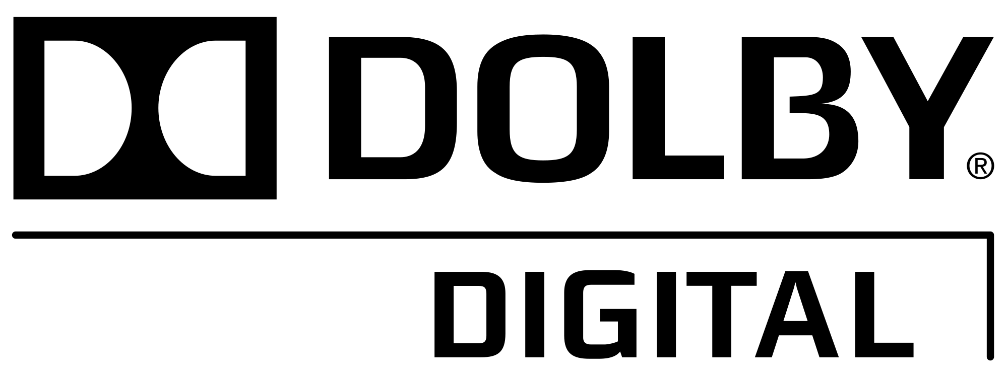 Dolby Logo - Logo Dolby Digital 2011.svg
