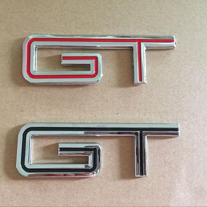 GT Car Logo - 3D Metal GT Rear Trunk Emblem Side Fender Badge Decal Sticker For ...