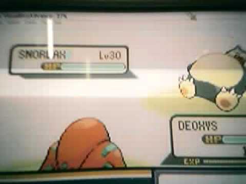 Pokemon Obey Logo - pokemon fire red: deoxy won't obey - YouTube