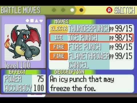 Pokemon Obey Logo - Shiny Charizard Lv. 100 not obeying (Pokemon Ruby) - YouTube