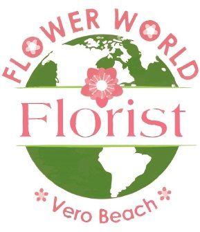 Flower World Logo - About Us - FLOWER WORLD FLORIST - Vero Beach, FL