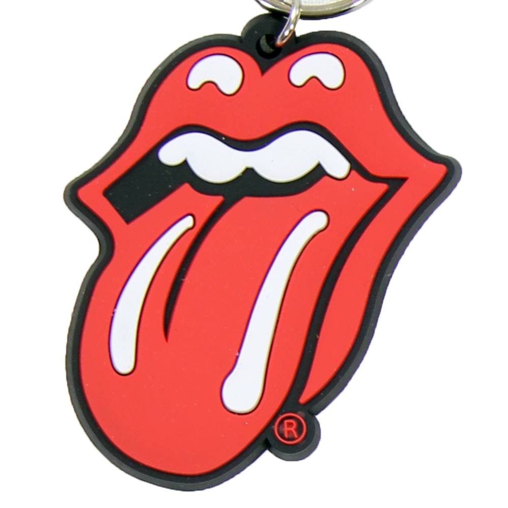 Red Tongue Logo - The Rolling Stones Tongue Logo Keychain Red / Black