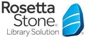 Rosetta Stone Logo - Rosetta Stone App on Mobile Device. Dodge City Public Library