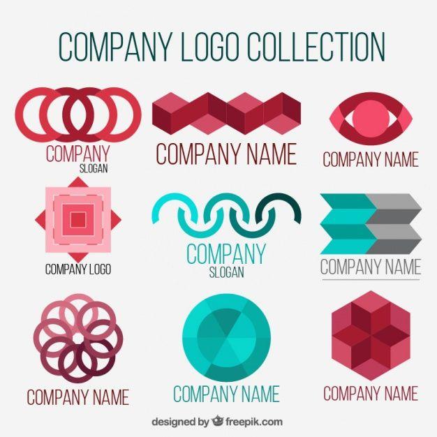 W Company Logo - Fantastic company logos with geometric shapes Vector