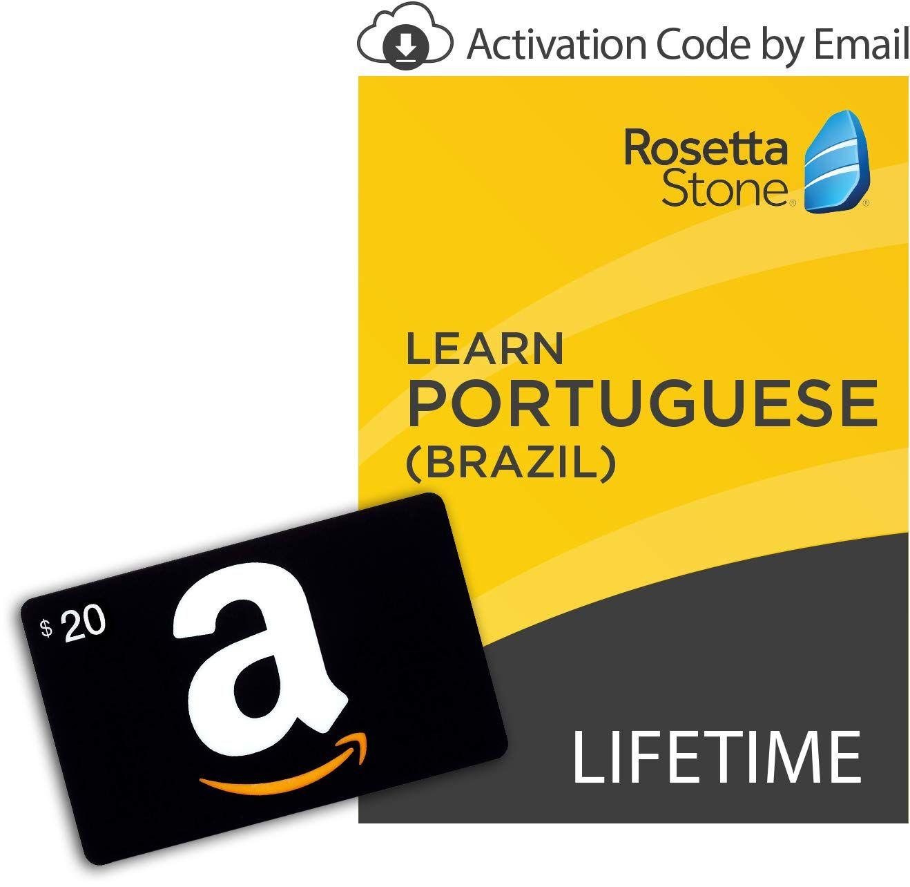 Rosetta Stone Logo - Rosetta Stone: Learn Portuguese (Brazil) Lifetime